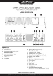 CyberPower Smart App Sinewave PR2200RT2UCN User Manual