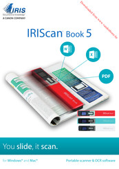 Canon IRIScan Book 5 Manual