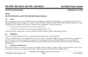Bosch TriTech+ ISC-PDL1-WA18H Service Note