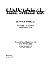 Universal Laser Systems ULS-25ER Service Manual