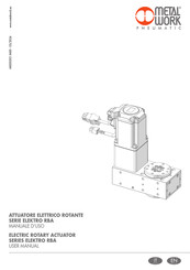 Metal Work Pneumatic ELEKTRO RBA Series User Manual