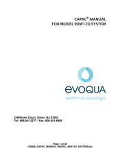 Evoqua CAPAC 90W12D Manual