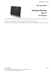 M2I MDP-SC Series User Manual