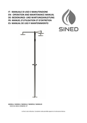 SINED DOCCIA-INOX-CERBERO-3T Operation And Maintenance Manual