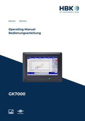 HBK GK7000 Operating Manual