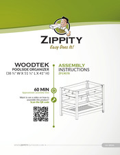 Zippity WOODTEK ZP19078 Assembly Instructions Manual