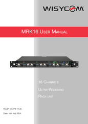 WisyCom MRK16 User Manual
