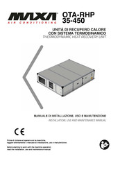 MAXA OTA-RHP 320E Installation, Use And Maintenance Manual