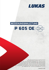 Lukas 81-53-60 Operating Instructions Manual