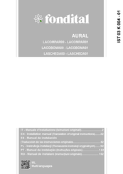Fondital LACOBOMA00 Installation Manual