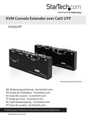 Startech.com STCSV565UTP Manual