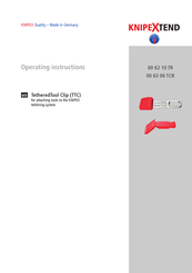 KNIPEX 00 62 10 TR Operating Instructions Manual