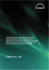 Man D 0836 LE 201 Operating Instructions Manual