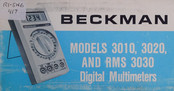 Beckman RMS 3030 Operator's Manual