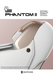 Bodyfriend PHANTOM II User Manual