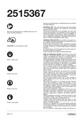 VonHaus 2515367 Instruction Manual