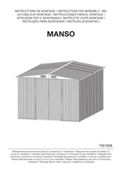 Vente Unique MANSO YB1008 Instructions For Assembly