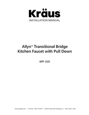 Kraus Allyn KPF-3121SFS Installation Manual