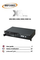 INFOSEC UPS SYSTEM X4 RM PLUS 800 VA User Manual