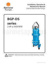 Barmesa Pumps BGP-DS Series Installation, Operation & Maintenance Manual