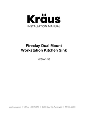 Kraus Turino KFDW1-33MGR Manual