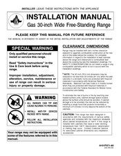 Maytag JGR8775RDB Installation Manual