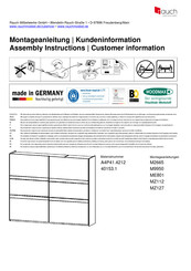 Rauch M2665 Assembly Instructions Manual