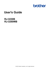 Brother RJ-3250WB User Manual