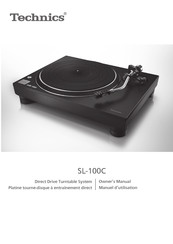 Technics SL-100C-K Owner's Manual