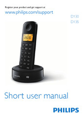 Philips D1301B/21 Short User Manual