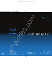 Honda Insight EX 2024 Reference Manual