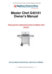 Master Chef G45101 Owner's Manual