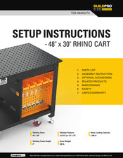 StrongHandTool BUILDPRO TD5-4830Q-F3 Assembly Instruction Manual