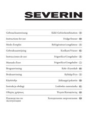SEVERIN KS 9765 Instructions For Use Manual
