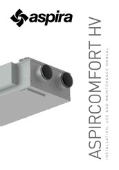 Aspira ASPIRCOMFORT HV Instructions For Installation, Use And Maintenance Manual