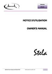 Apertura Stela Evolution Owner's Manual