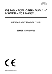 LMF FLR Installation, Operation And Maintenance Manual