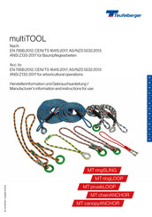 TEUFELBERGER multiTOOL MT ringLOOP Manufacturer's Information And Instructions For Use