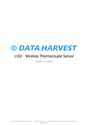 Data Harvest 1102 Manual