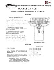 V&A cashco C53 Installation, Operation & Maintenance Manual