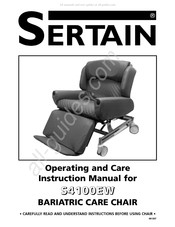 Sertain S4100EW Operating And Care Instruction Manual