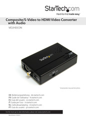 StarTech.com VID2HDCON Manual