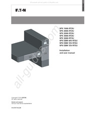 Eaton 5PX 200i RT2U Installation And User Manual