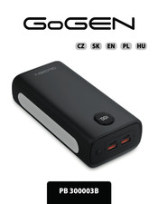 Gogen PB 300003B Instructions Manual