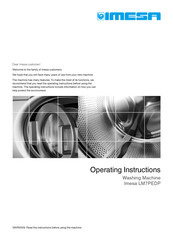 Imesa LM7PEDP Operating Instructions Manual