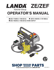 Kärcher LANDA ZE2-14024D Operator's Manual