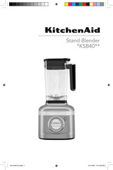 KitchenAid 5KSB4026EKG Manual