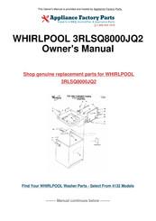 Whirlpool 3RLSQ8000JQ2 Use & Care Manual