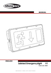 SHOWTEC Safeled Emergencylight Manual