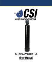 CSI WF25-S3 Installation & Operation Manual